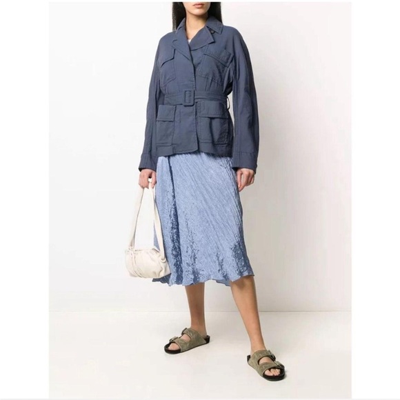 Vince Women's Dark Azul Navy Utility Jacket Size XXS